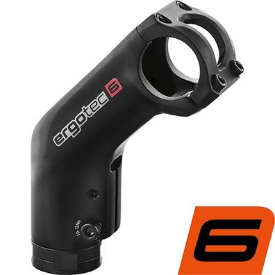 Ergotec Vorbau "High Barracuda i Ahead" SB-verpack 110 mm lang, e