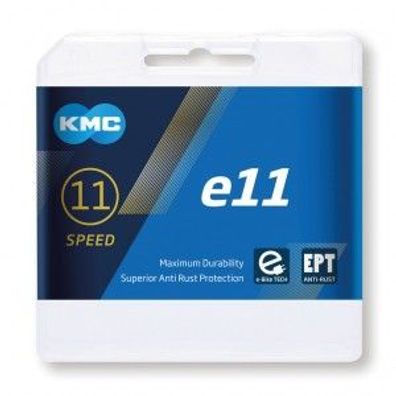 KMC Kette "e11" 11-fach, E-Rad Für E-Bikes mit Mit EPT Anti Rost