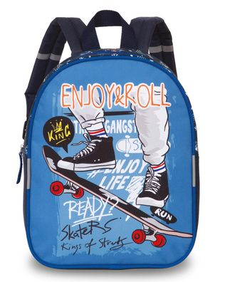 fabrizio Kinderrucksack "Skaters" * dunkelblau