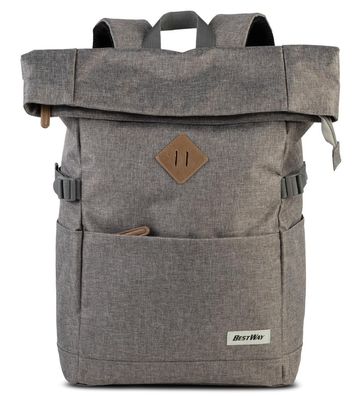 BestWay Rucksack #Campus Style * dunkelgrau