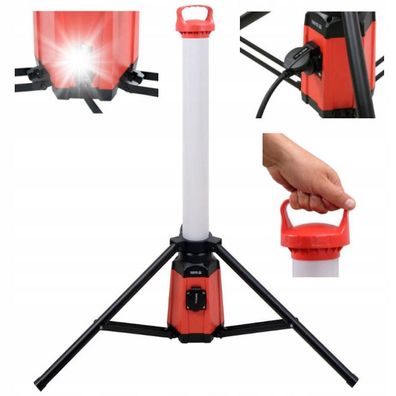 Arbeitsleuchte 100W, 7500lm 5000K 360°, 77x74x150 cm