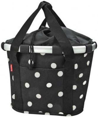 RIXEN &amp; KAUL Shoppingtasche "Bikebasket" Volum black dots