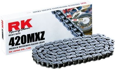 RK Kette "420MXZ" 1/2 x 1/4, MX-Racing Kette, Zugk 116 Glieder