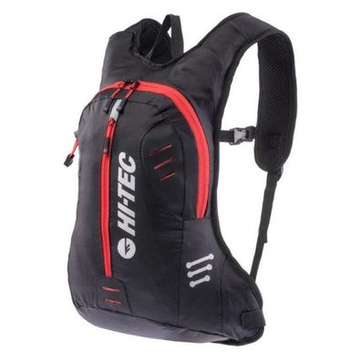 Hi-Tec IVO 8L Lauf- & Fahrradrucksack Rucksack Reflexelemente, 300 g Schwarz