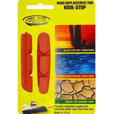 Bremsgummi Road -Campa-, R3 salmon, Kool-Stop, R3-365