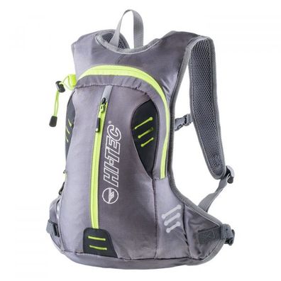 Hi-Tec IVO 8L Lauf- & Fahrradrucksack Rucksack Reflexelemente, 300 g Grau