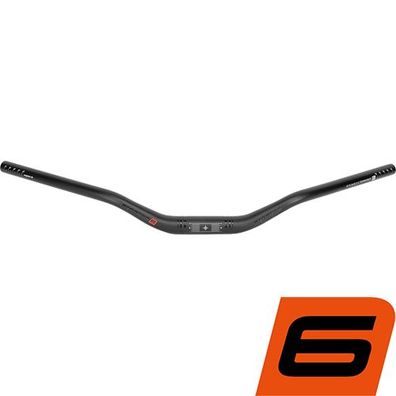 Ergotec Lenker RISER BAR 50 Comfort 31,8 - 720x50x25°, Safety Level 6, DB, schwarz