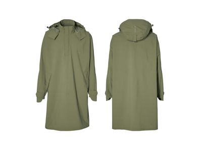 BASIL Poncho "Mosse Unisex" Material: 2-lagig lami Größe M/L, oli