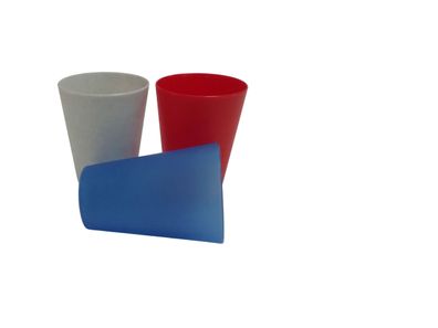 Kunststoff Trinkbecher 0,4 ltr. diverse Farben