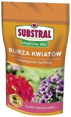Substral Geranien Dünger Blühpflanzen Spezialdünger Löslich 200L Gießwasser 200g