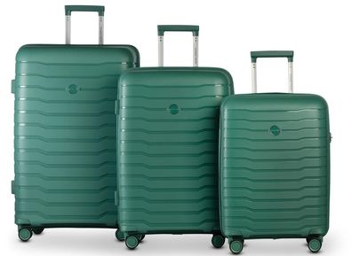 Worldpack Trolley-Set "Portland" 50/60/70 * graugrün