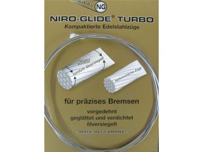 Bremsinnenzug-Edelstahl mit Birnennippel 800mm, Ø 1,5mm, einzelverpackt