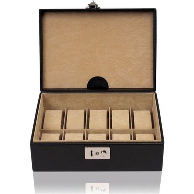 Windrose - Uhrenkoffer Beluga 10 - Schwarz - 70040/98