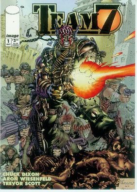 Wildstorm Cover Postcard: Team 7 # 1 (USA, 1994)