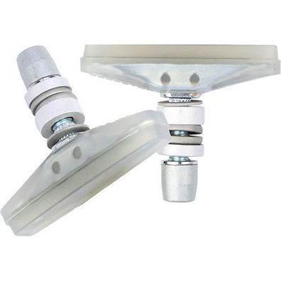 Bremsschuh V-Brake -Flatland-, T10 transparent, Kool-Stop, KS-FLTCL