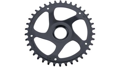 KMC Kettenblatt CrMo, schwarz 11/128", f 38 Zähne, 52,0 mm, ohne Spacer Werkstattv