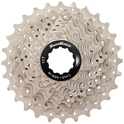 Kassette 10-fach, metallic 11-32, 11-12-13-15-17-19-21-24-28-32, SunRace, CSRS0