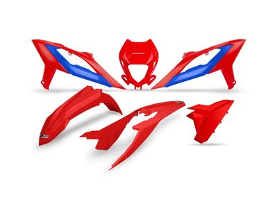 UFO PLAST Verkleidungssatz Für Beta-Modelle Aus h rot / blau