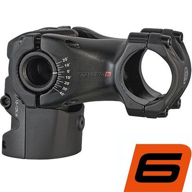 Ergotec Vorbau SWELL RE 70 i AHEAD 35.0 - 95mm, winkelverstellbar -20°- + 40°,