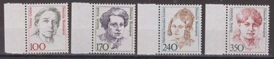 BRD 1988 postfrisch Seitenrand links MiNr. 1390-1393 Frauen der deutschen Geschichte