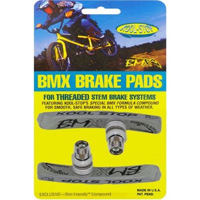 Bremsschuh V-Brake BMX Contour, T6 silber, Kool-Stop, T6-401