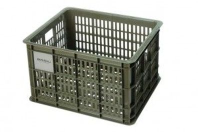 BASIL V.R.-Korb "Crate M" Kunststoff, Volumen: 29 moss green