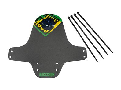 Rockshox Steckradschutz "Fender" Kunststoff Passen schwarz / Flag
