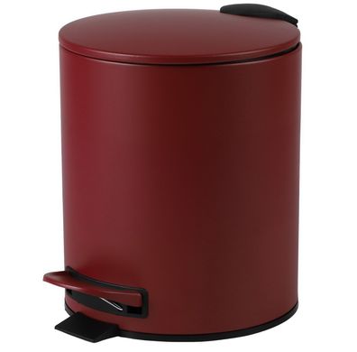 Urban Living 5 Liter Tret-Mülleimer Kosmetikeimer Tretmülleimer 44037 rot