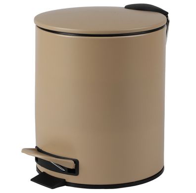 Urban Living 5 Liter Tret-Mülleimer Kosmetikeimer Tretmülleimer 44035 sandfarben