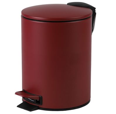 Urban Living 3 Liter Tret-Mülleimer Kosmetikeimer Tretmülleimer 44028 Rot
