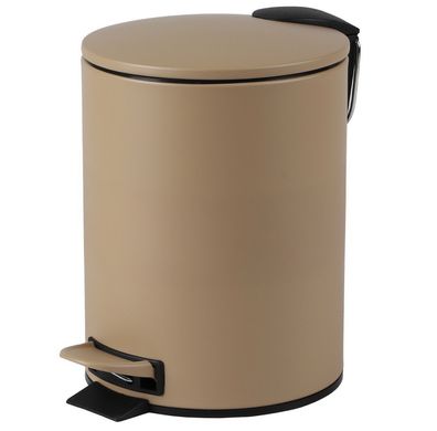 Urban Living 3 Liter Tret-Mülleimer Kosmetikeimer Tretmülleimer 44026 sandfarben