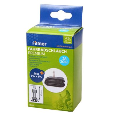 Filmer 45.210 Fahrradschlauch Premium 28x1 5/8x1 3/8 Dunlop