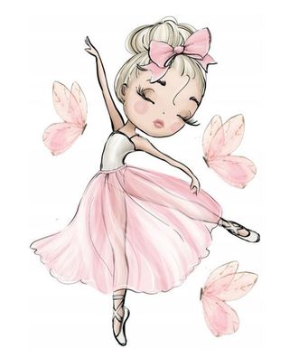 Ballerina 14x10cm Essbar Trikot Tortenaufleger Torte Tortenbild Zuckerbild
