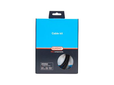 Elvedes Schaltzug-Set "19 strands" SB-verpackt, MT schwarz