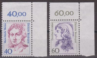 BRD 1987 postfrisch Ecke oben links MiNr. 1331-1332 Frauen deutschen Geschichte