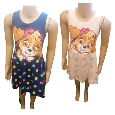 Sommerkleid mit Skye aus PAW Patrol "Lachende Gesichter"