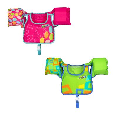 Swim Safe ABC™ Schwimmflügelweste Stufe B AquaStar™ mit Textilbezug 3-6 Jahre,