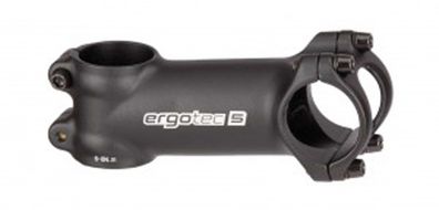 Ergotec Vorbau SHARK AHEAD 31,8 - 90mm, 7°, Safety Level 5, schwarz matt