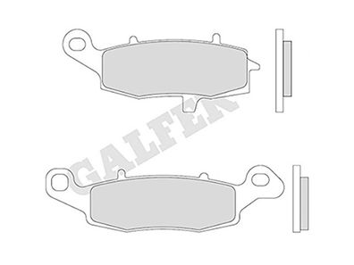 GALFER Bremsbelag "FD174" Satz G1054, Organis