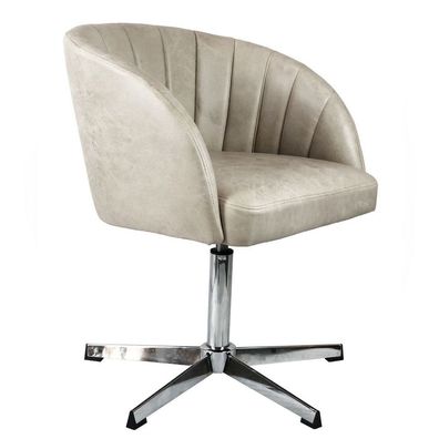 Drehsessel RURSUS Cream-Q Microfaser Design Armlehnenstuhl Sessel Stuhl