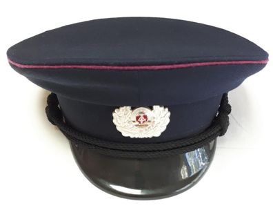DDR FFW Freiwillige Feuerwehr Schirmmütze Unteroffizier Gr.58