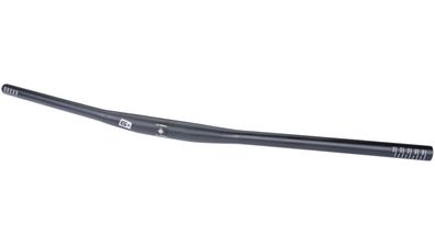 Ergotec Lenker FLAT BAR 6+ 31,8 - 800x5x12°, Safety Level 6 + , DB, schwarz matt