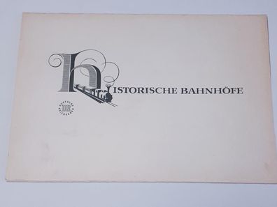 DDR DR Deutsche Reichsbahn Bildermappe Historische Bahnhöfe