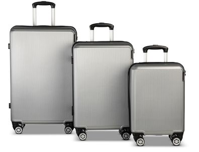 Worldpack Trolley-Set "Oslo" 50/60/70 * silber