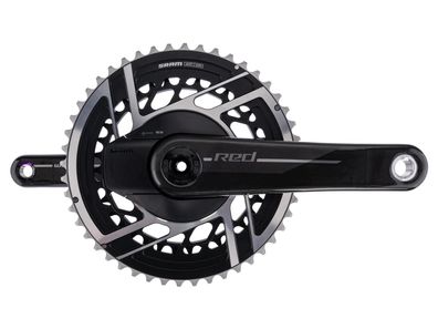 SRAM Kettenradgarnitur Powermeter "Red AXS E1" 2-f 35 / 48 Zähne,