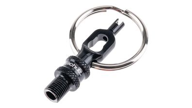 BY, CHULZ Ventiladapter "V.5" Aluminium eloxiert, schwarz