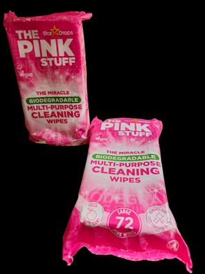 The Pink Stuff Miracle Biodegradable Multi-Purpose Cleaning Wipes