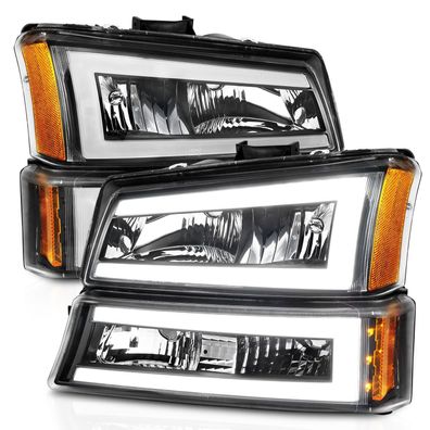 Chevrolet Silverado Avalanche 02 - 06 Scheinwerfer , LED , Blinker 2003 2006 blk