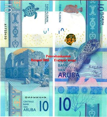 Aruba 10 Florin 2019 Unc. P 21 #6895#