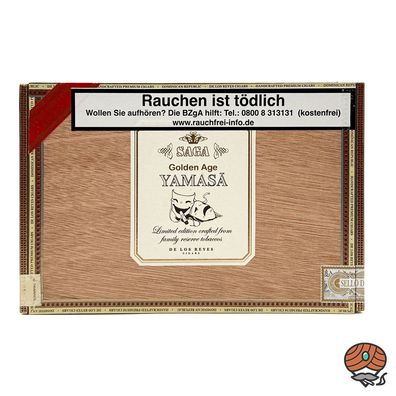 Saga Golden Age Yamasá Grand Corona Zigarren 10er KIsteDominikanische Republik